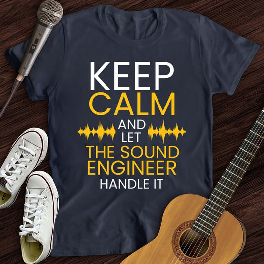 Printify T-Shirt Navy / S Keep Calm T-Shirt