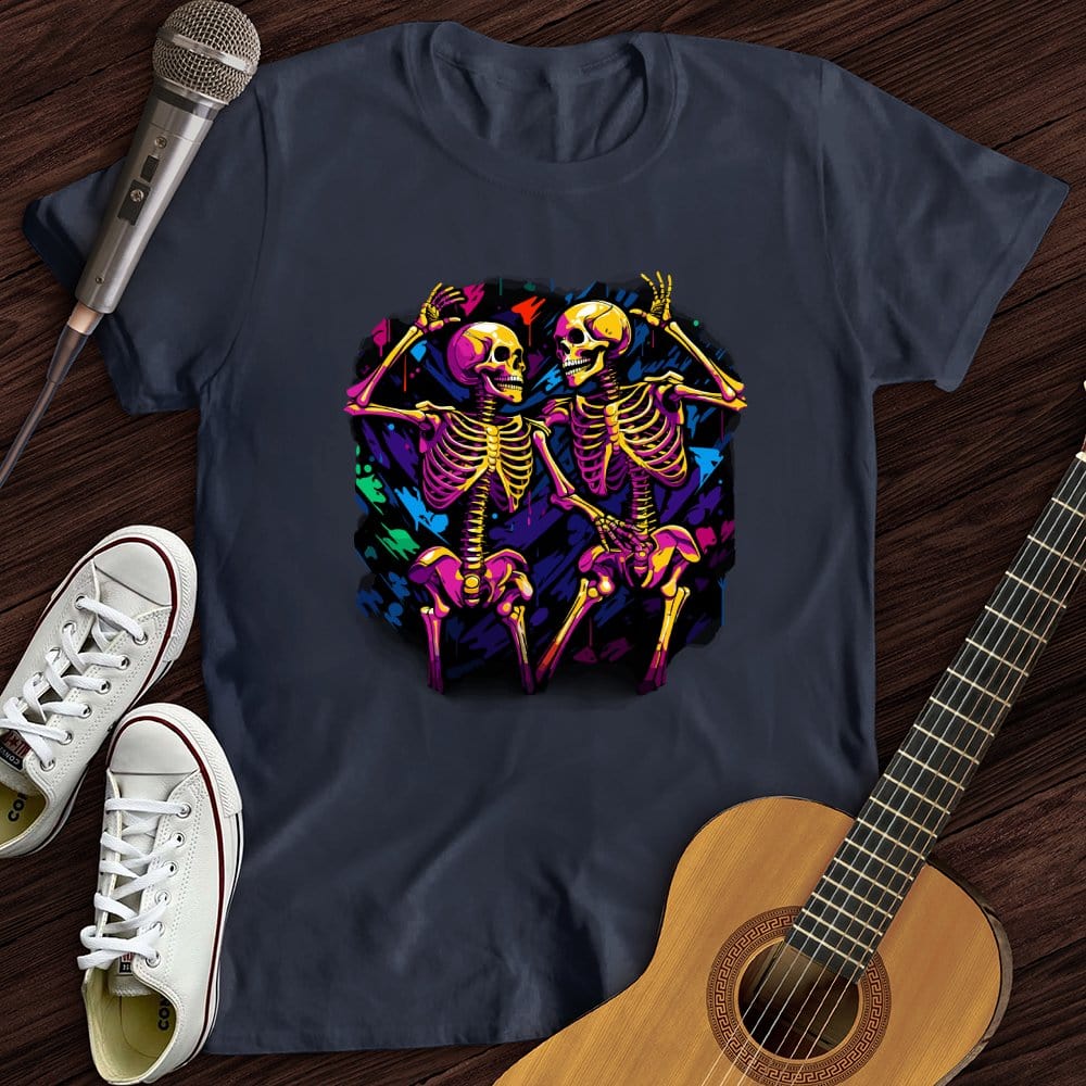 Printify T-Shirt Navy / S Love Never Dies T-Shirt
