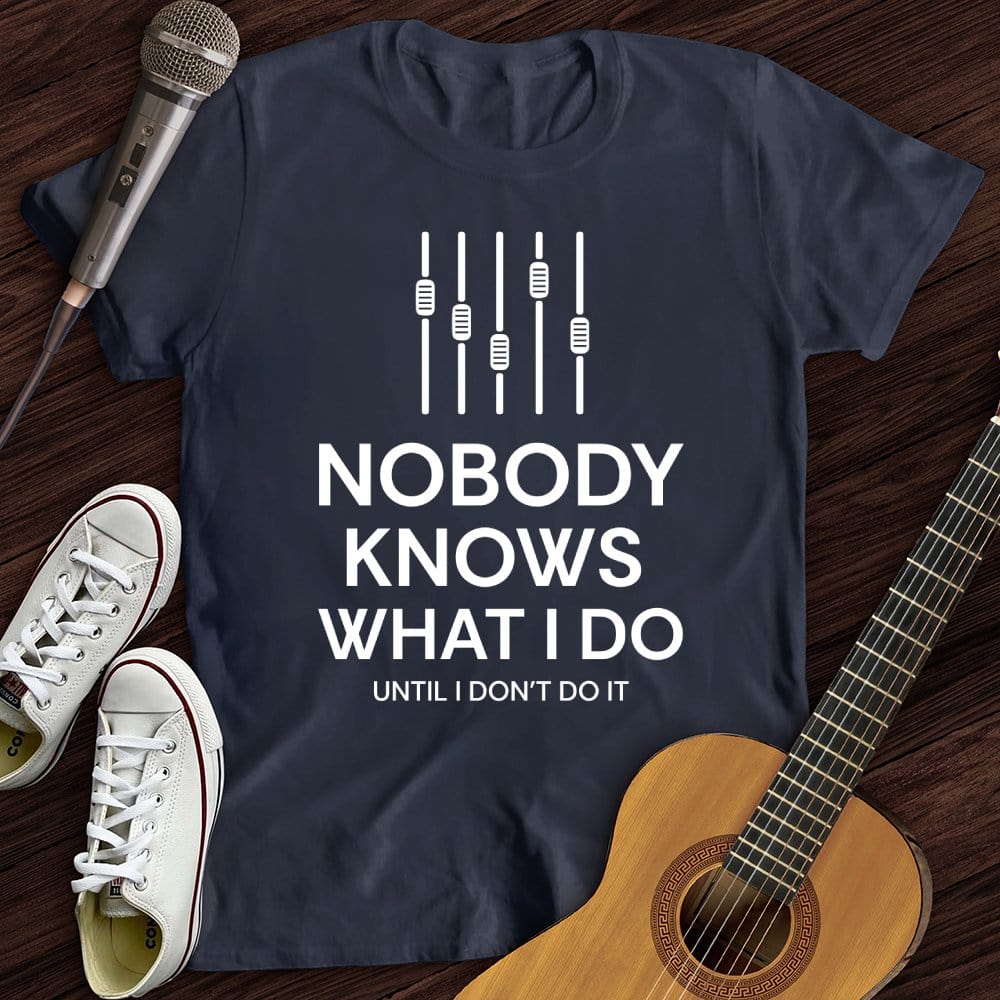 Printify T-Shirt Navy / S Nobody knows T-Shirt