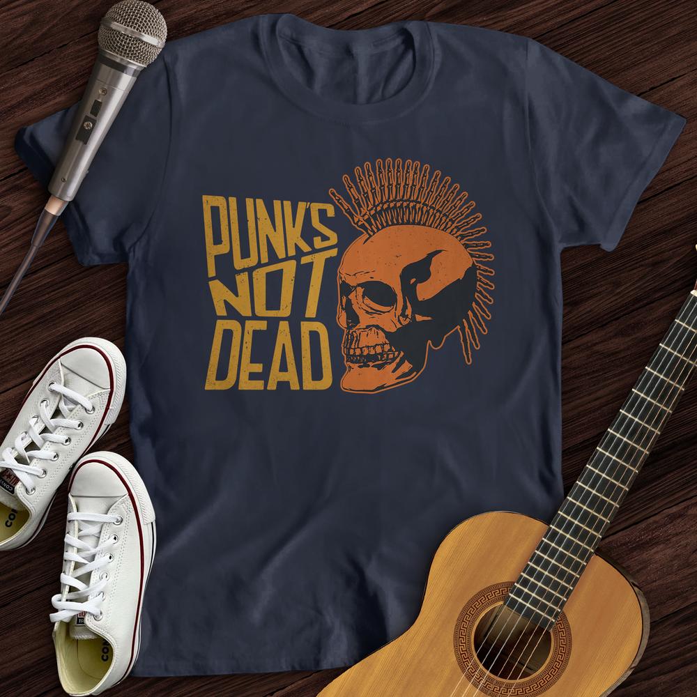 Printify T-Shirt Navy / S Punk's Not Dead T-Shirt