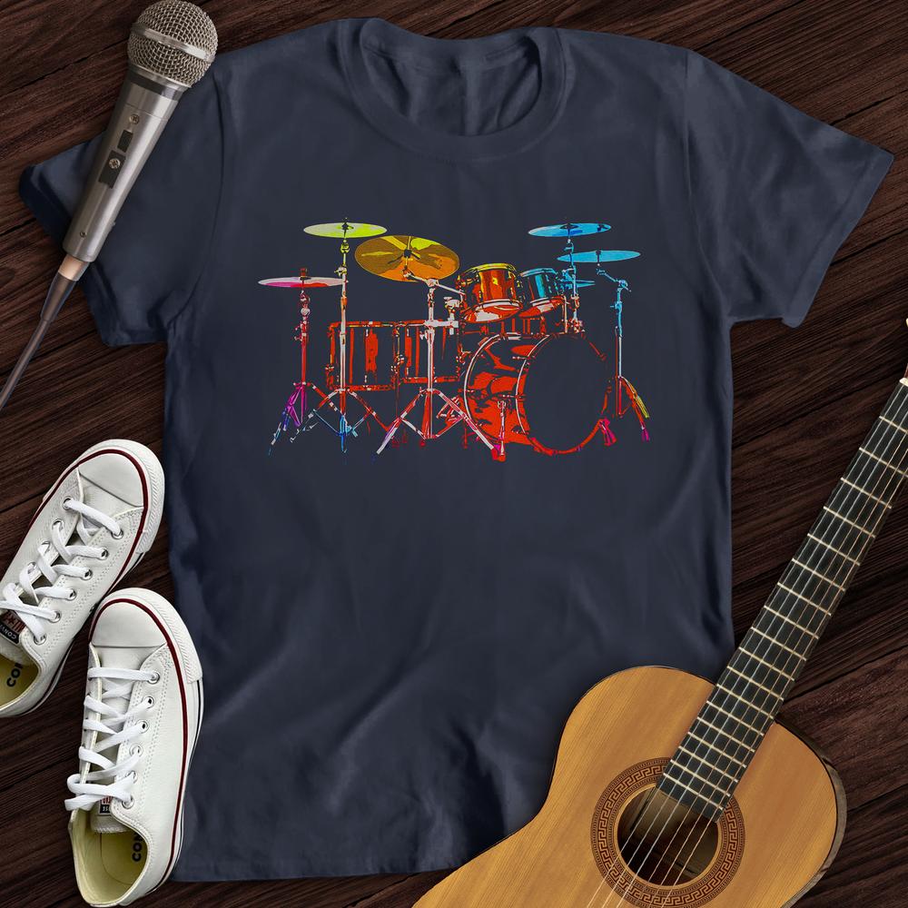 Printify T-Shirt Rainbow Drums T-Shirt