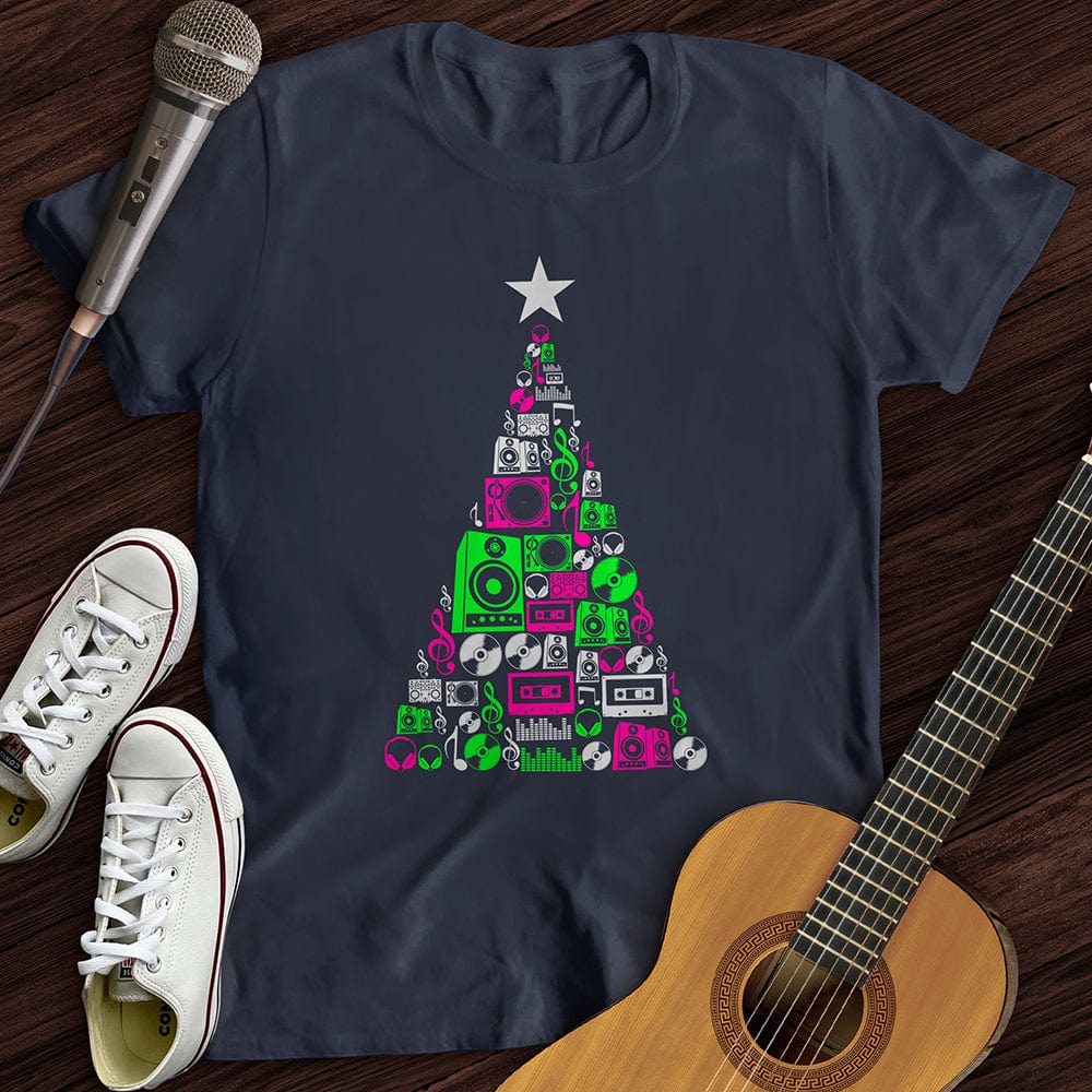 Printify T-Shirt Navy / S Rock The Tree T-Shirt