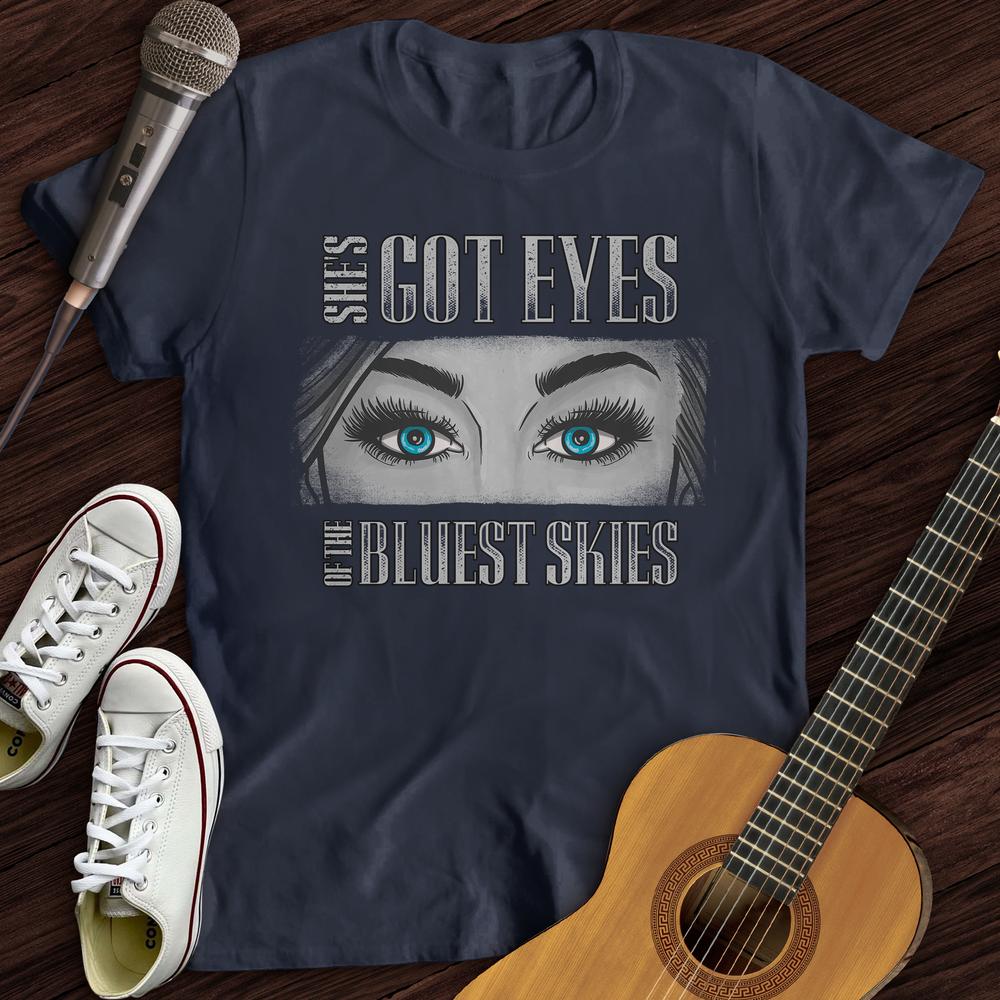 Printify T-Shirt Navy / S She's Got Eyes T-Shirt