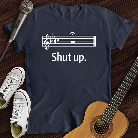 Printify T-Shirt Navy / S Shhhhhhh T-Shirt