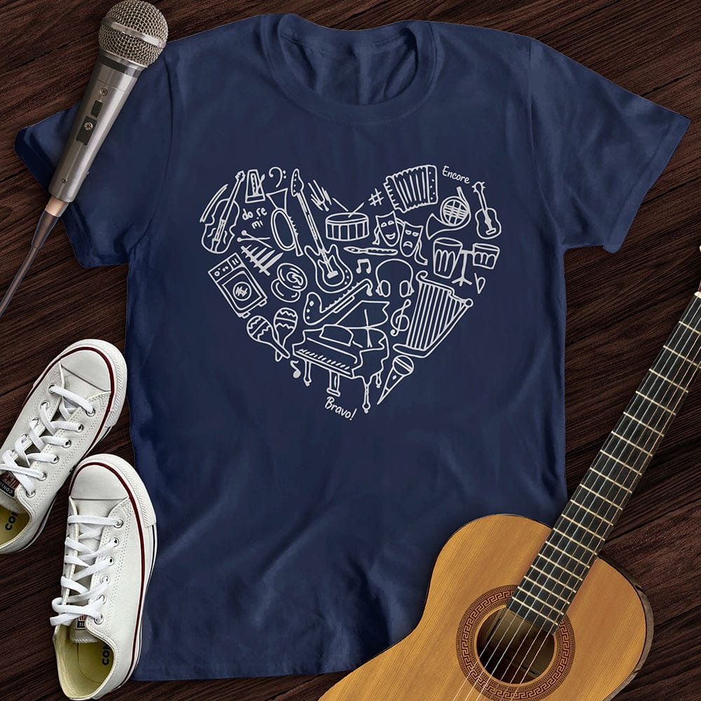 Printify T-Shirt Navy / S Song In Your Heart T-Shirt