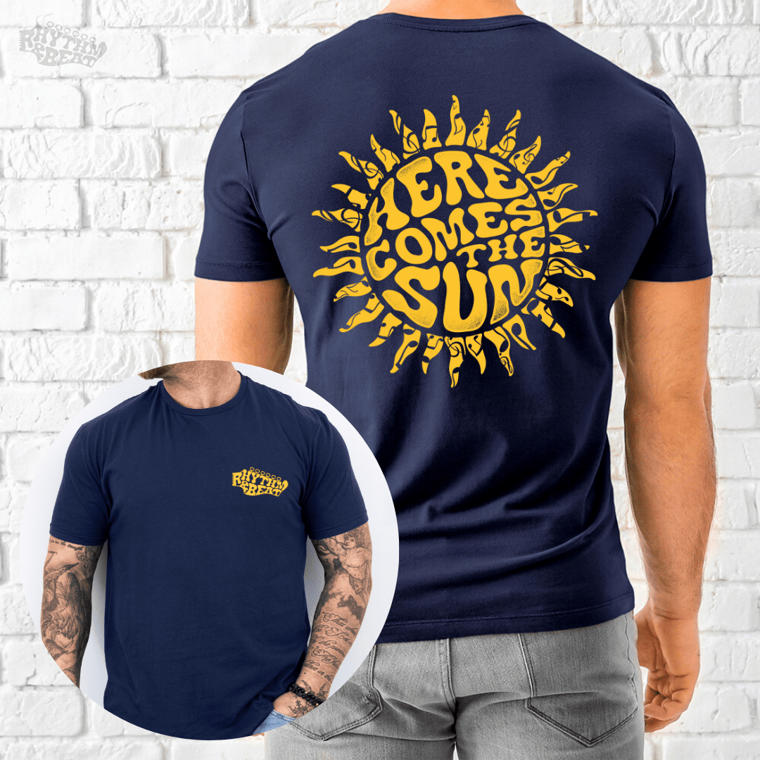 Printify T-Shirt Navy / S The Sun T-Shirt