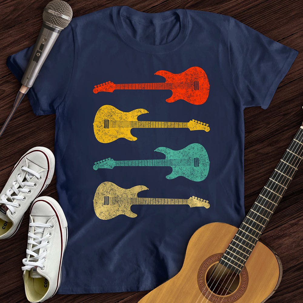 Printify T-Shirt Vintage Bass Guitar T-Shirt