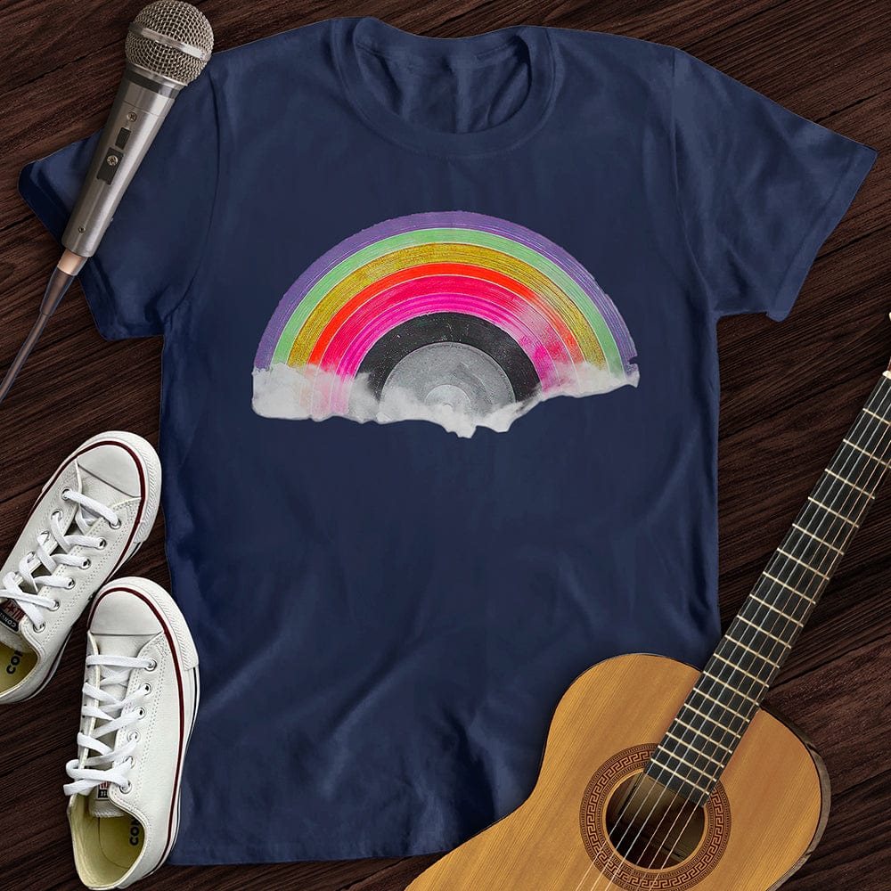 Printify T-Shirt Navy / S Vinyl In The Sky T-Shirt