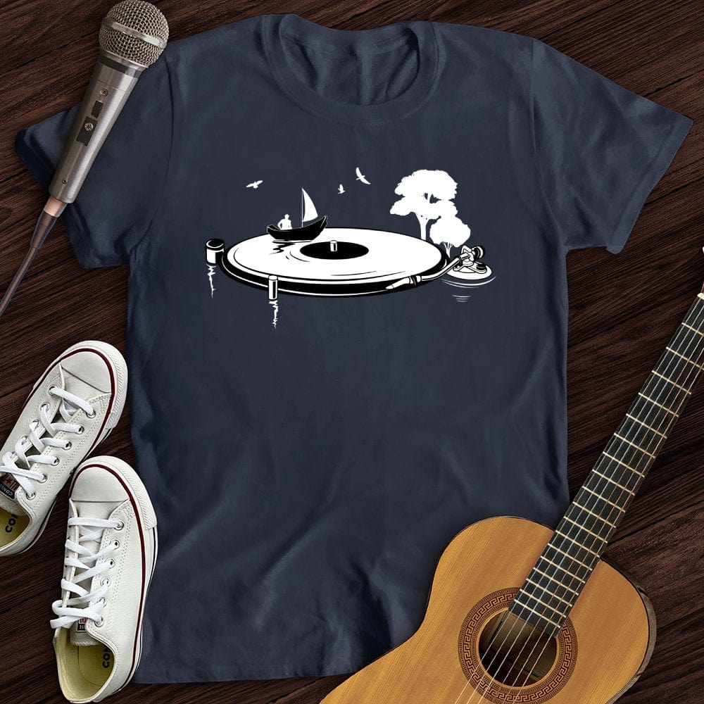 Printify T-Shirt Navy / S Vinyl Master T-Shirt