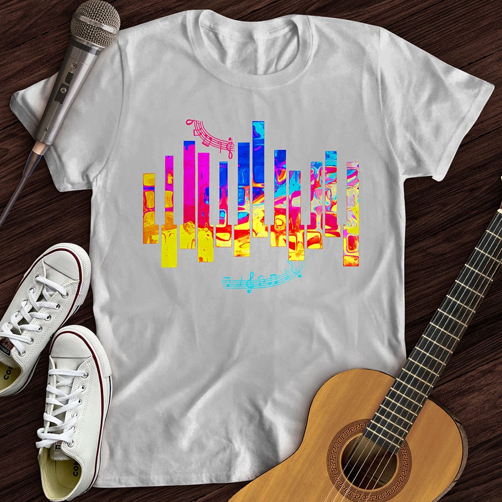 Printify T-Shirt Piano Color T-Shirt