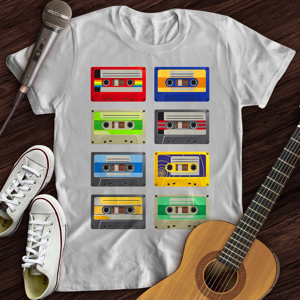 Printify T-Shirt Rock Tapes T-Shirt