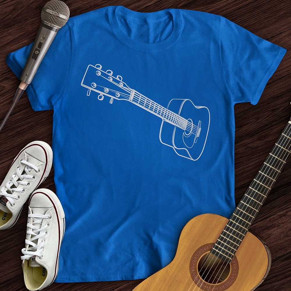Printify T-Shirt Royal / S 3D Guitar T-Shirt