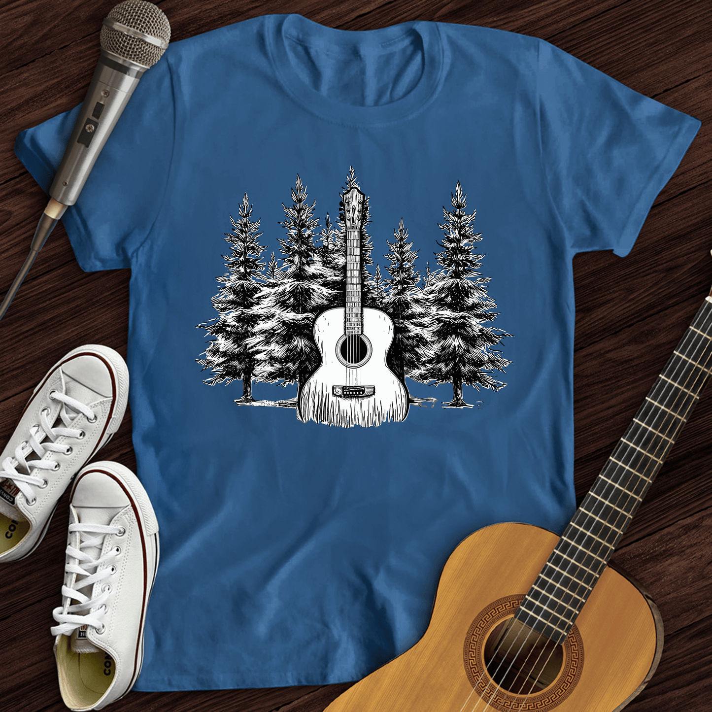 Printify T-Shirt Royal / S Acoustic Pines T-Shirt