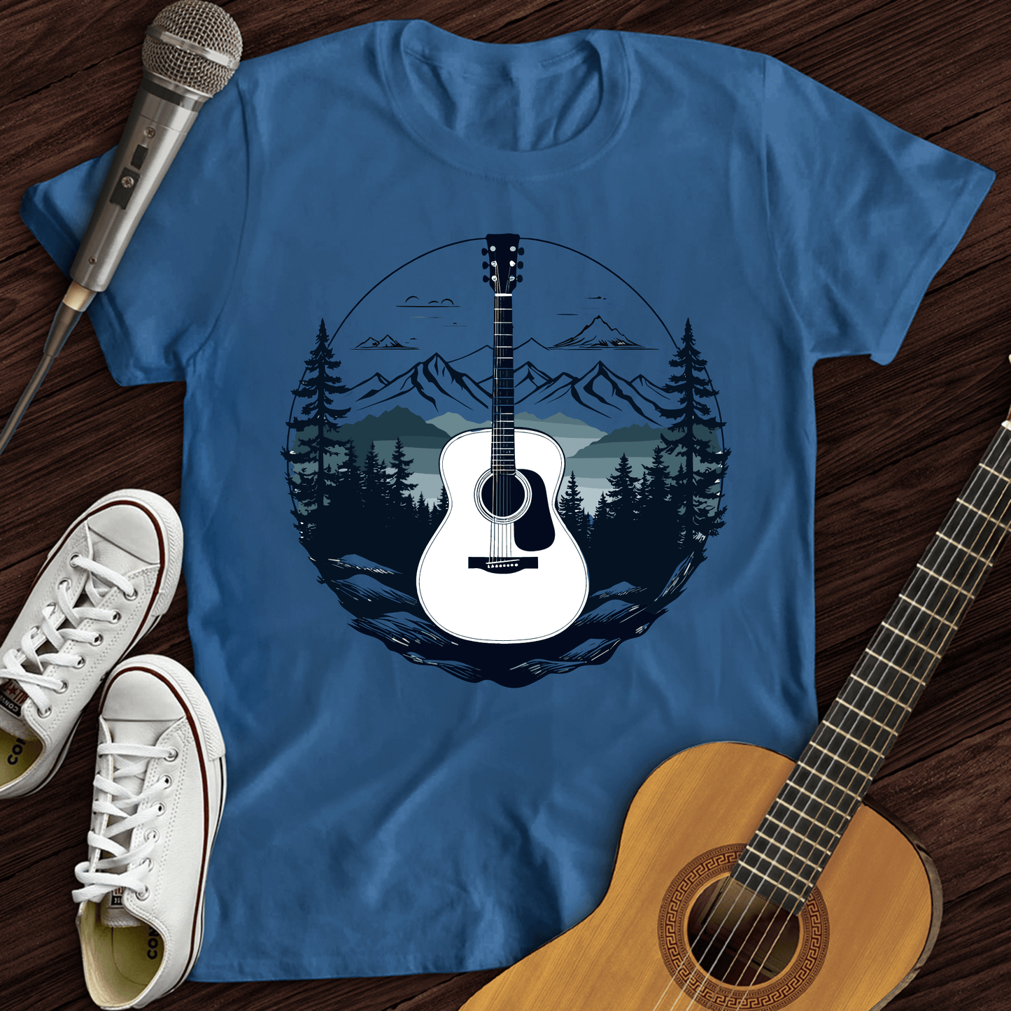 Printify T-Shirt Royal / S Acoustic Vibes T-Shirt