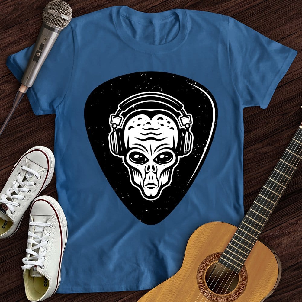 Printify T-Shirt Royal / S Alien Headphones T-Shirt