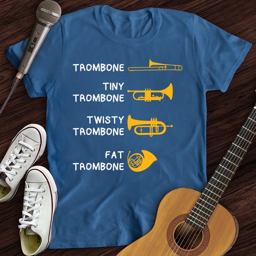 Printify T-Shirt Royal / S All Trombones T-Shirt