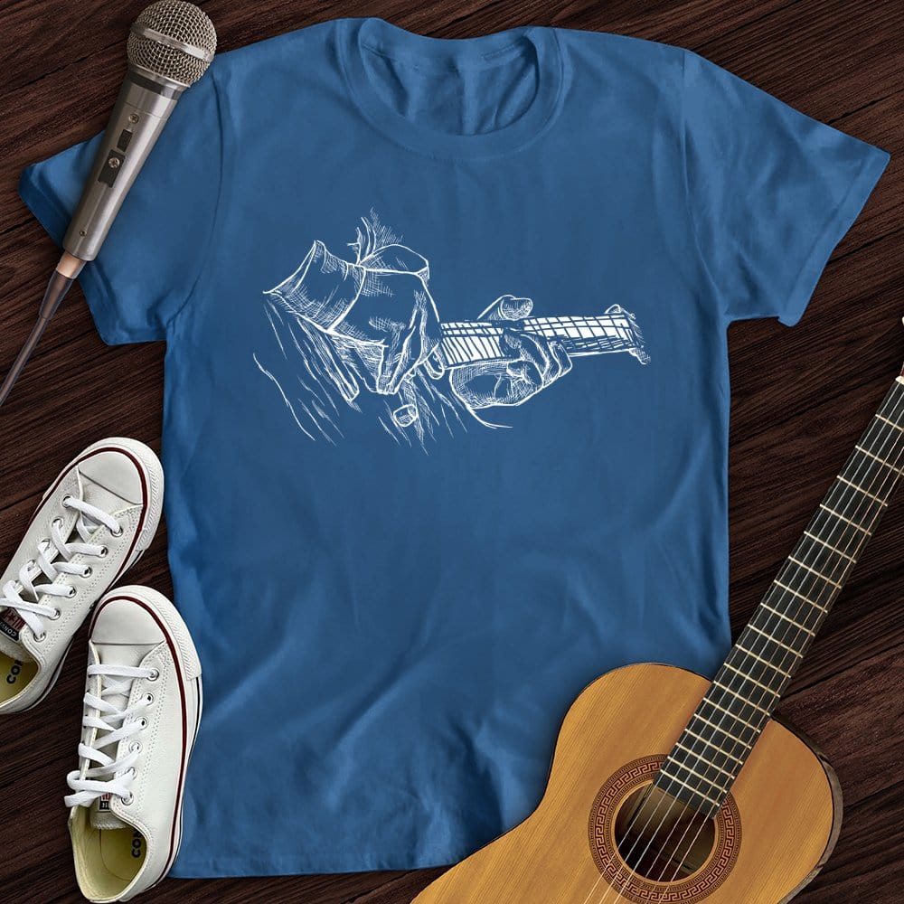 Printify T-Shirt Royal / S Bass Sketch T-Shirt