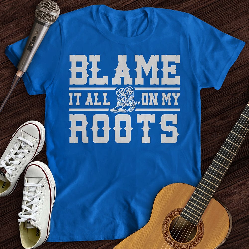 Printify T-Shirt Royal / S Blame It T-Shirt