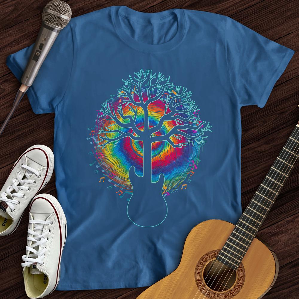Printify T-Shirt Royal / S Colorful Guitar T-Shirt
