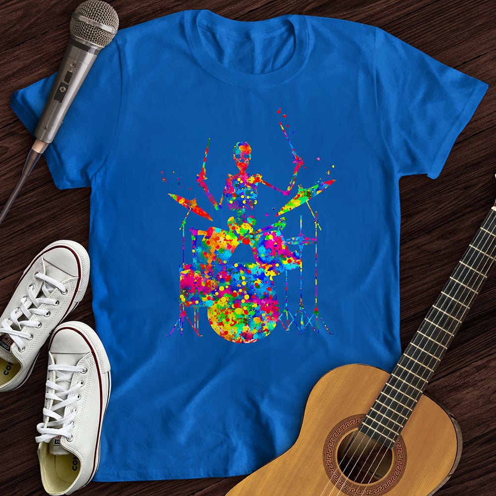Printify T-Shirt Royal / S Colorful Souls Drummer T-Shirt