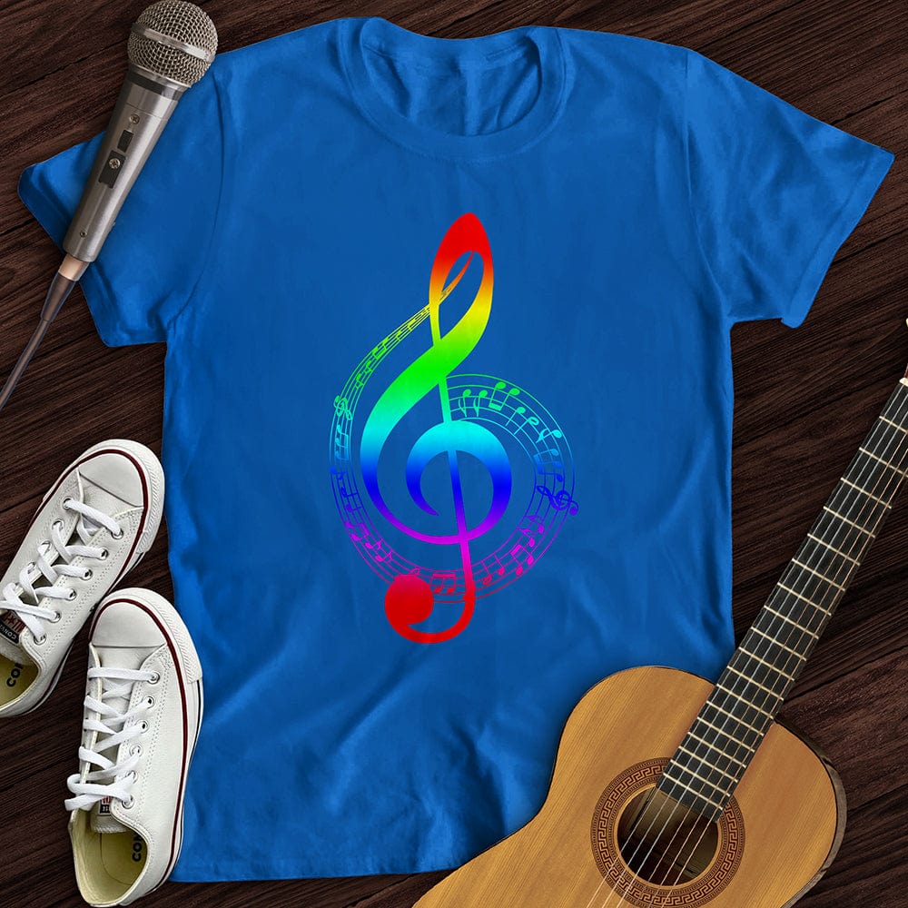 Printify T-Shirt Royal / S Colorful Sound T-Shirt