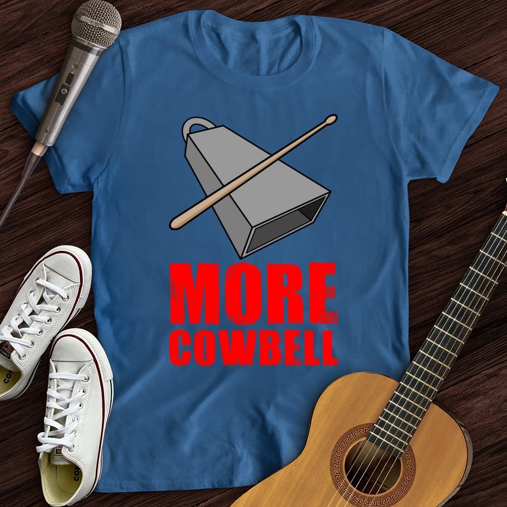 Printify T-Shirt Royal / S Cowbell T-Shirt