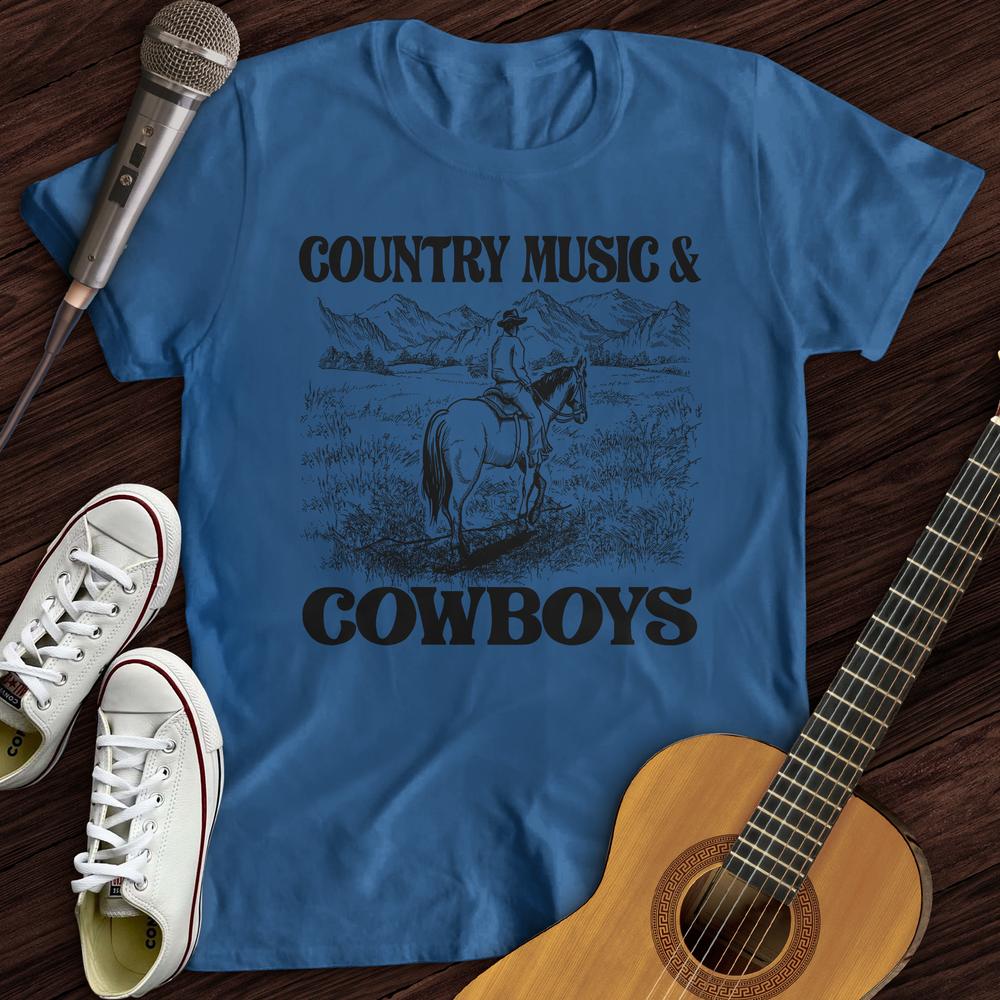 Printify T-Shirt Royal / S Cowboy Country T-Shirt