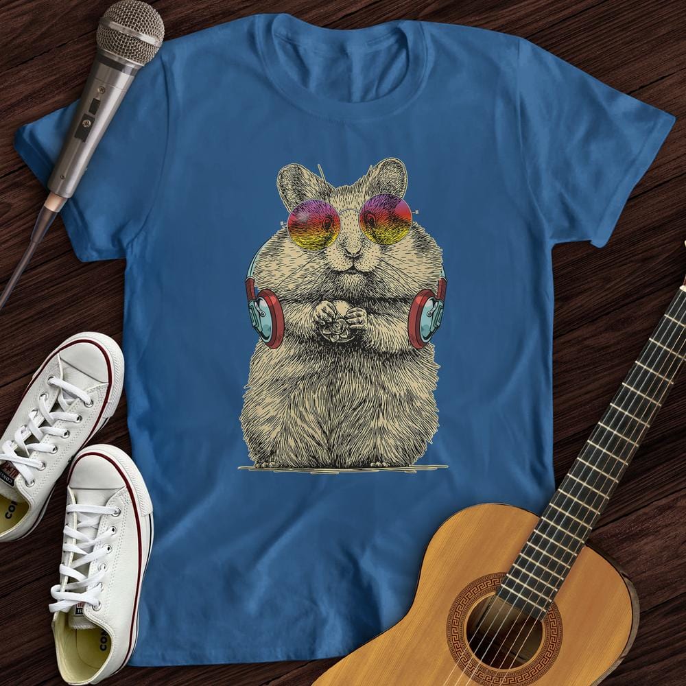 Printify T-Shirt Royal / S DJ Hampster T-Shirt
