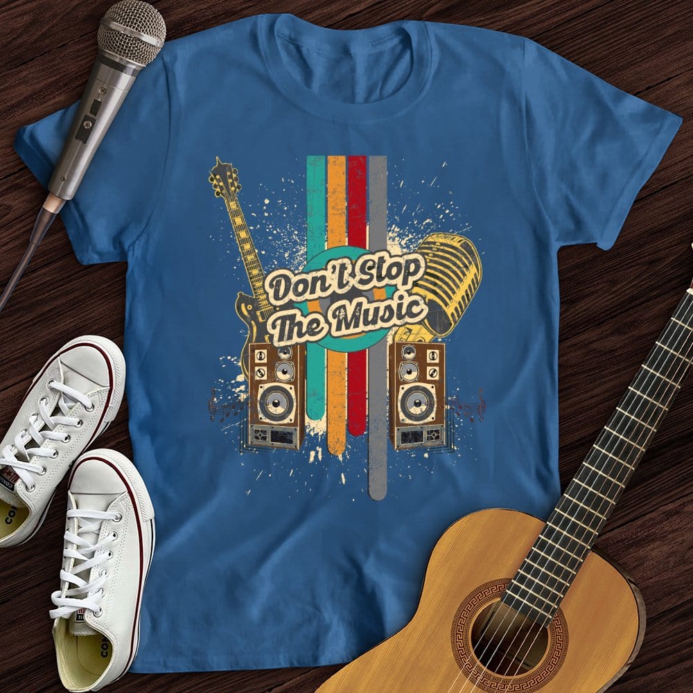 Printify T-Shirt Royal / S Don't Stop The Music T-Shirt