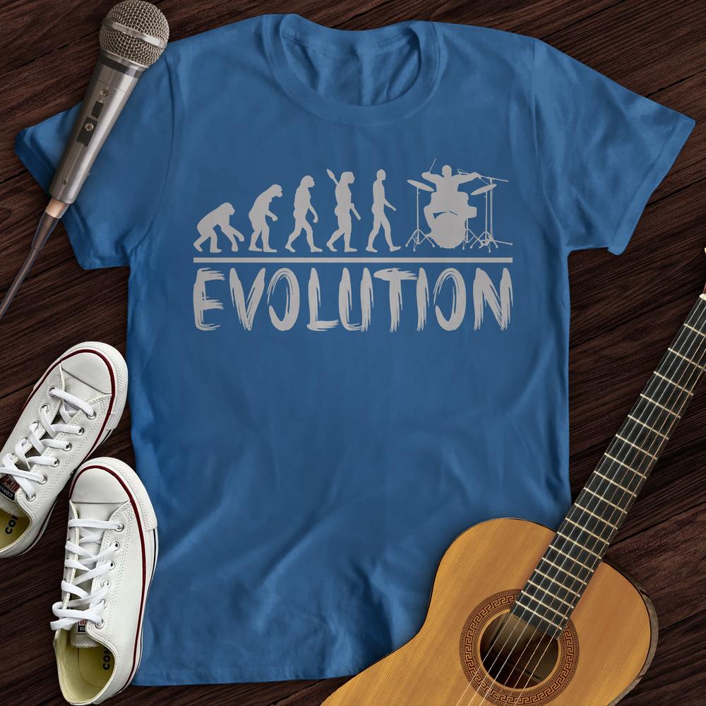 Printify T-Shirt Royal / S Drummer Evolution T-Shirt