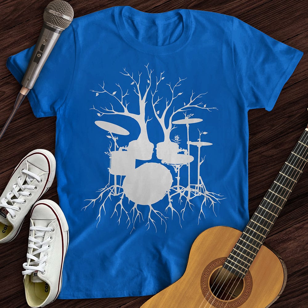 Printify T-Shirt Royal / S Drumming Roots T-Shirt