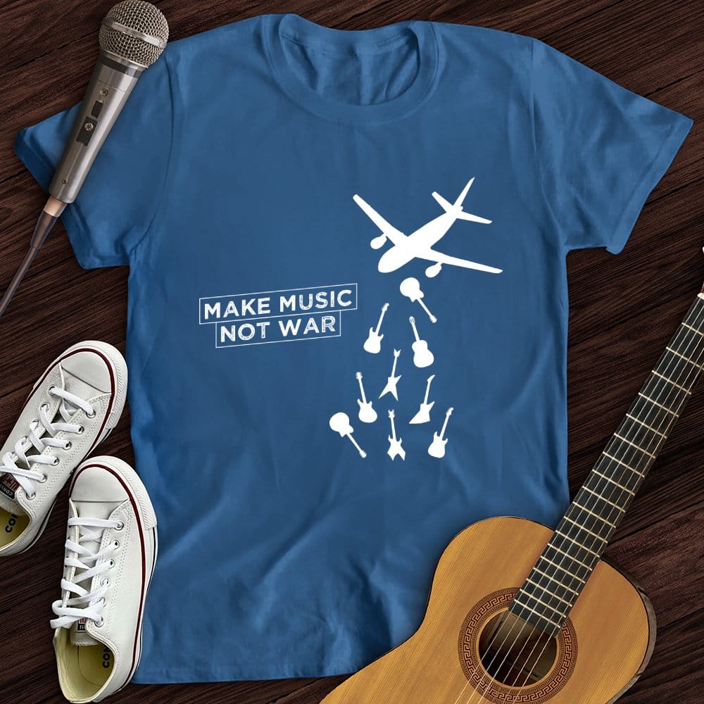 Printify T-Shirt Royal / S Falling Guitars T-Shirt