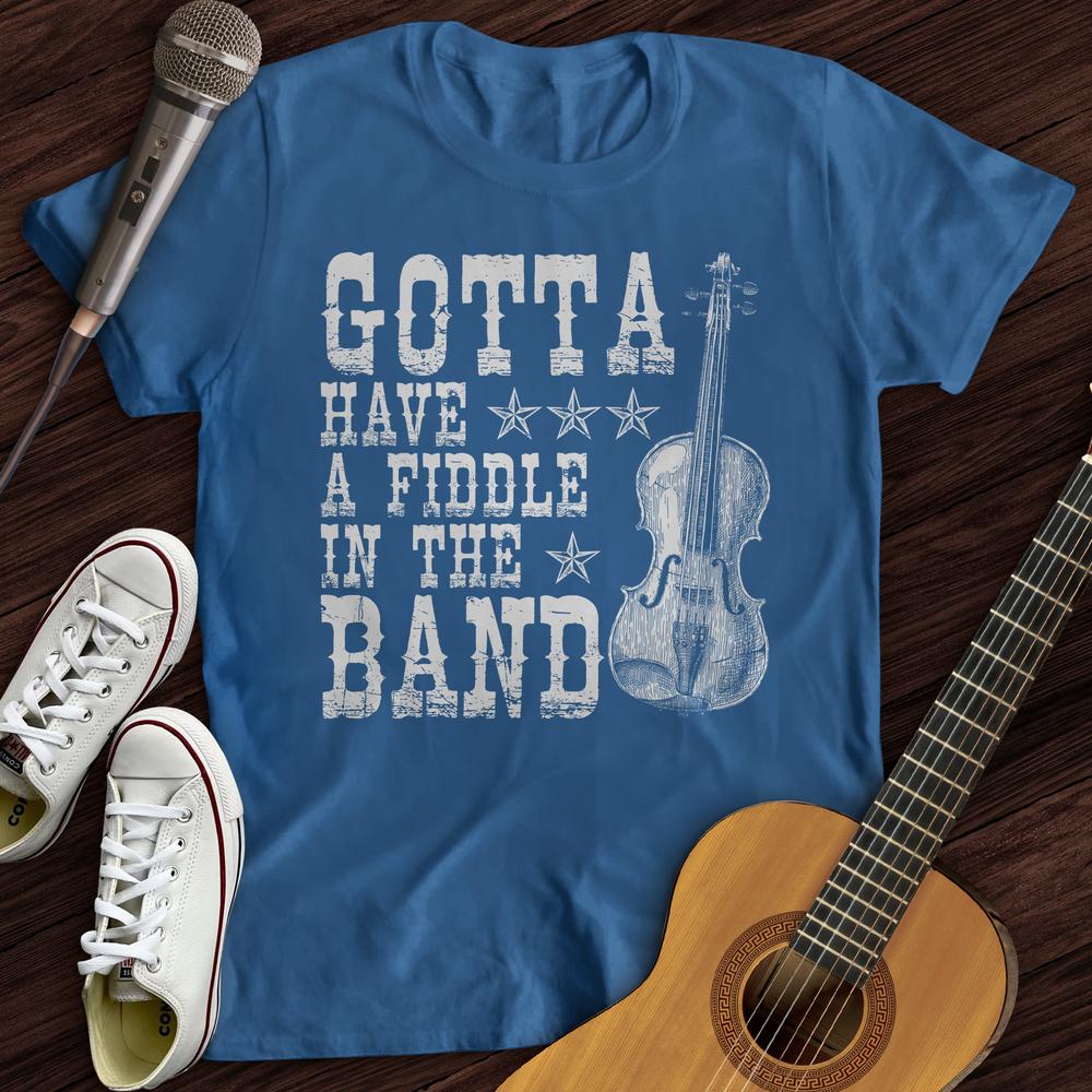 Printify T-Shirt Royal / S Fiddle Please T-Shirt