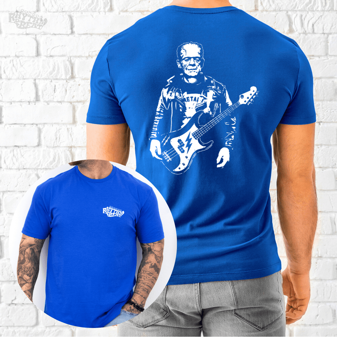 Printify T-Shirt Royal / S Frankenstein Monster Guitar T-Shirt