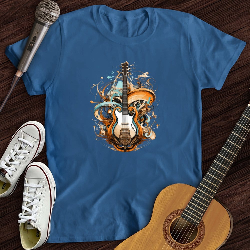 Printify T-Shirt Royal / S Guitar Steampunk T-Shirt