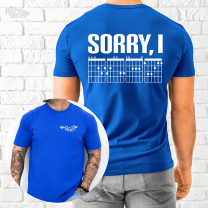 Printify T-Shirt Royal / S I Only Speak Guitar Chords T-Shirt
