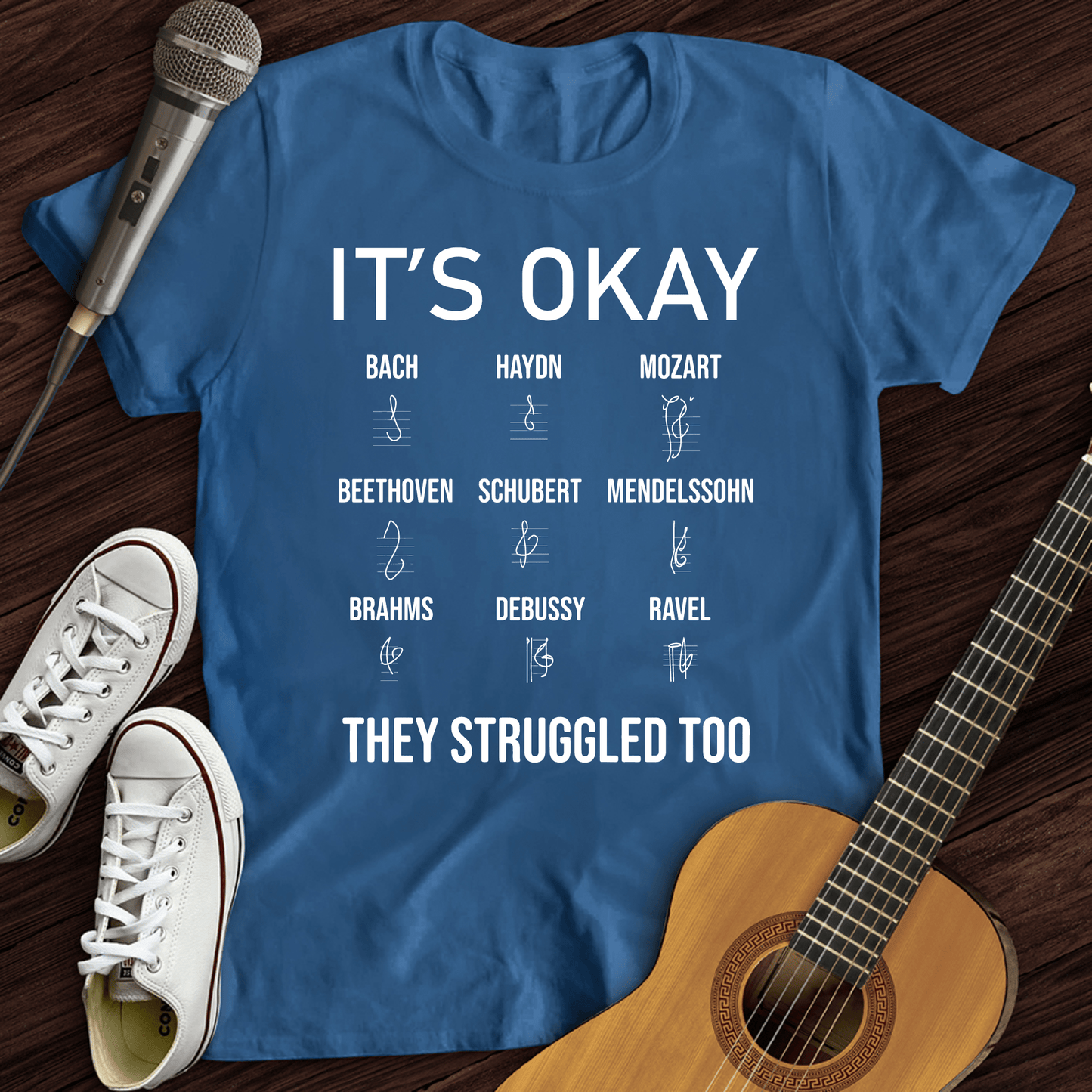 Printify T-Shirt Royal / S It's Okay T-Shirt