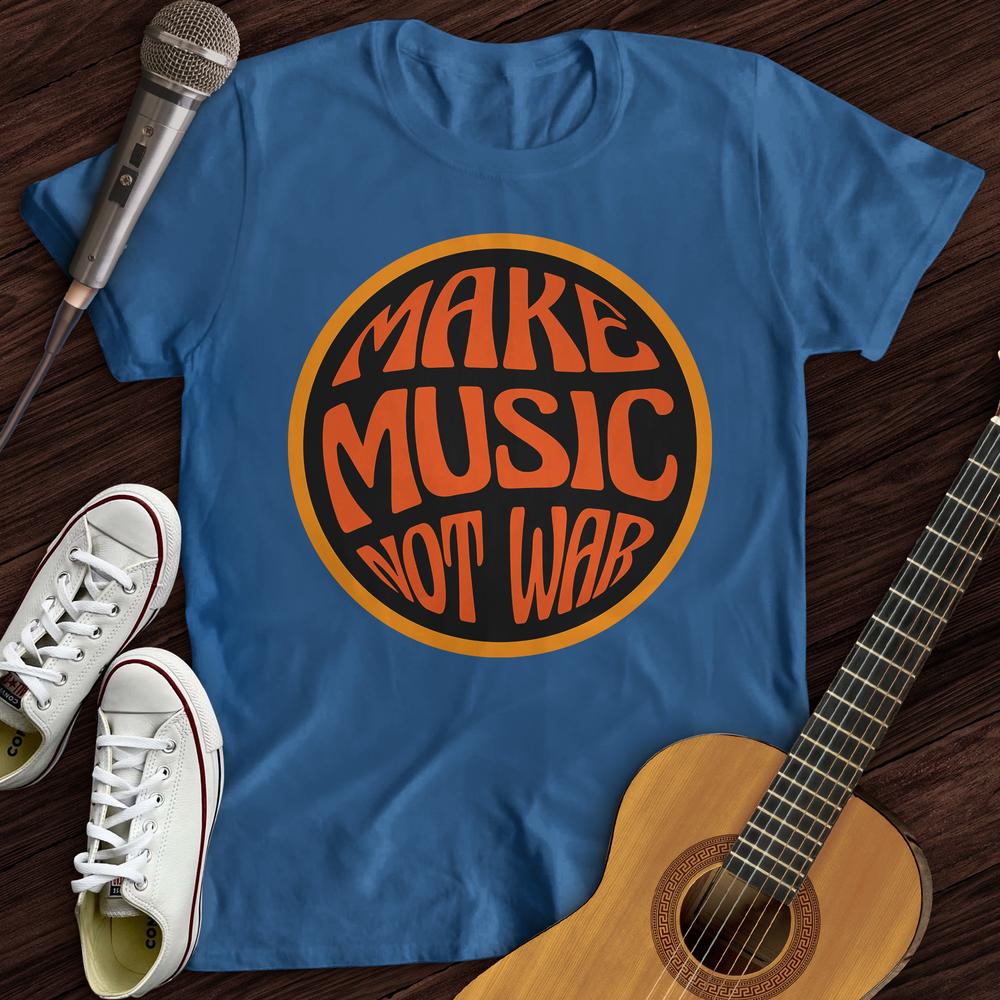 Printify T-Shirt Royal / S Make Music Groovy T-Shirt