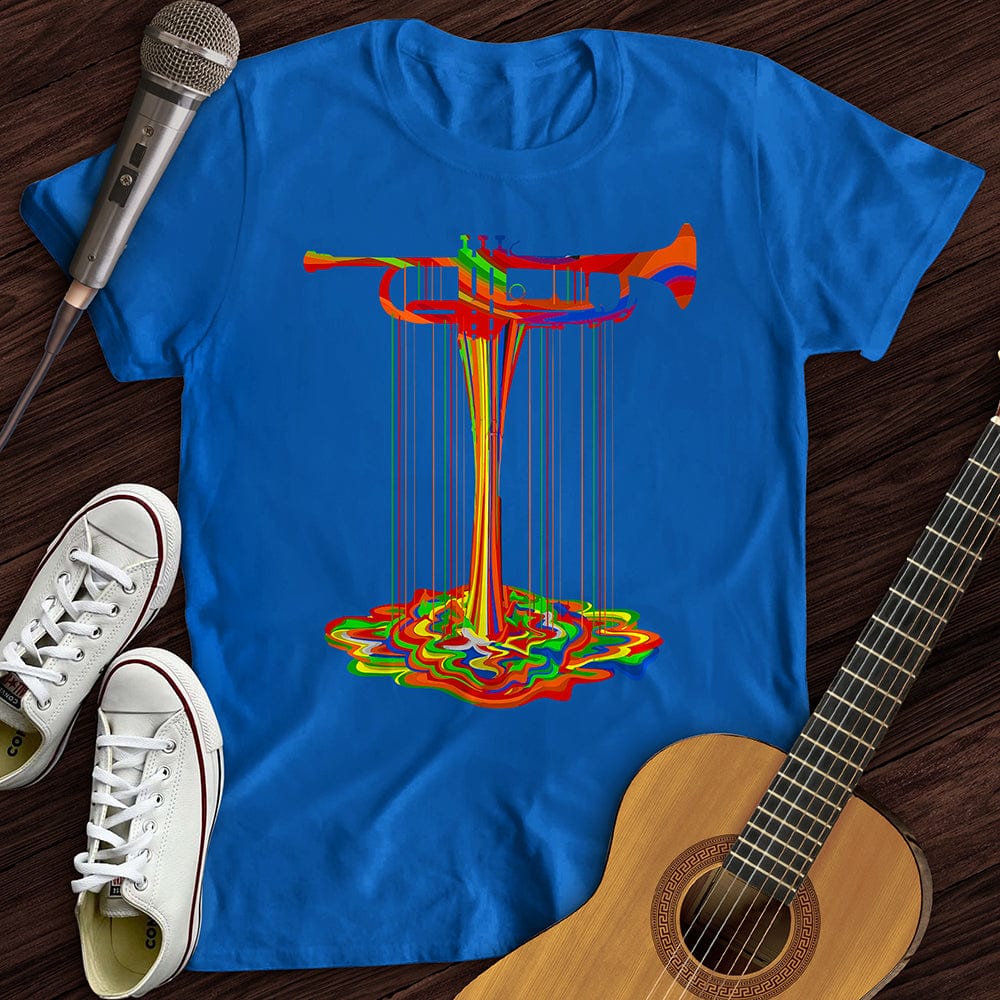Printify T-Shirt Royal / S Melting Trumpet T-Shirt