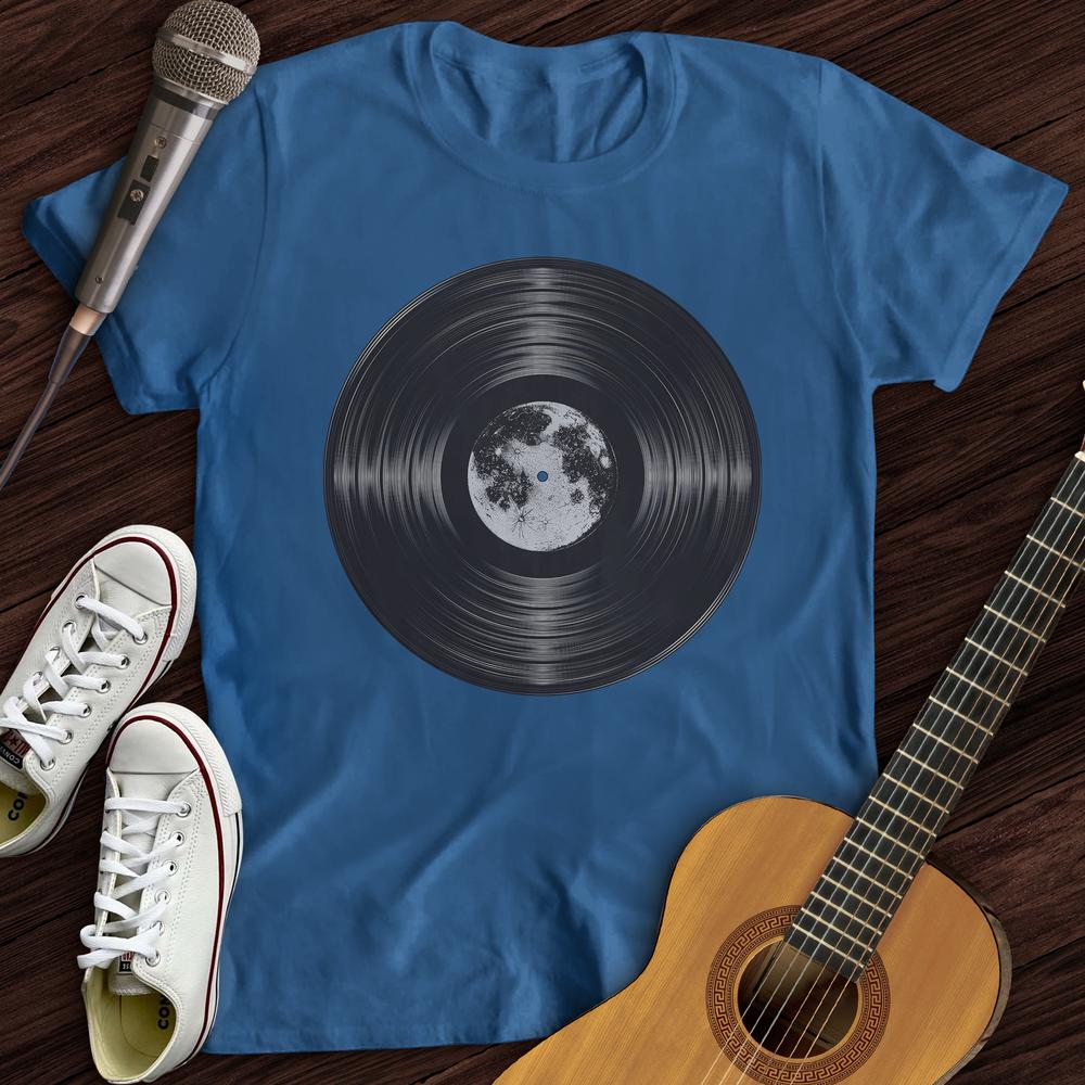 Printify T-Shirt Royal / S Moon Vinyl T-Shirt