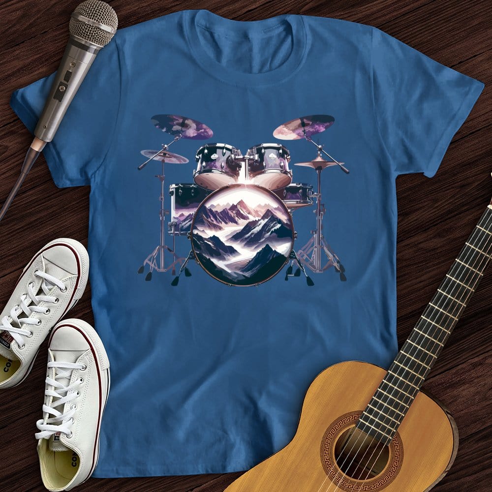 Printify T-Shirt Royal / S Mountain Beat T-Shirt