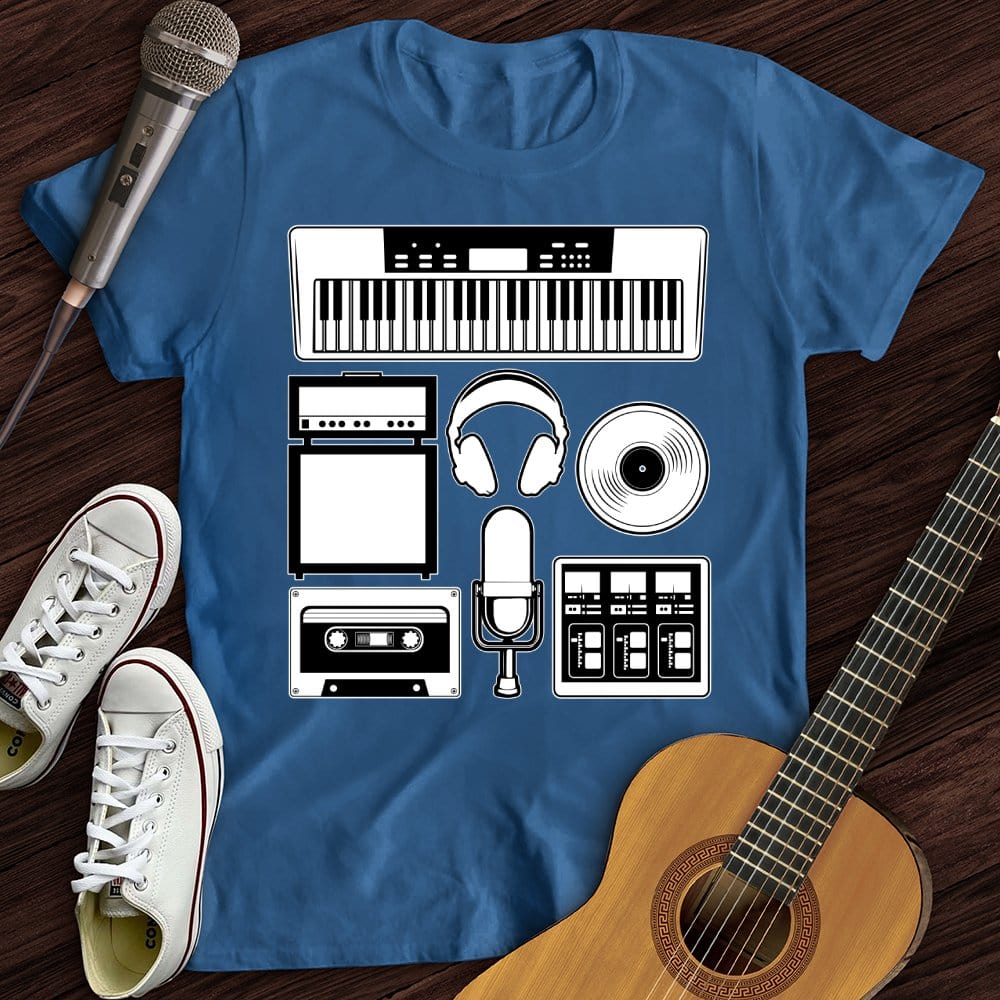 Printify T-Shirt Royal / S Music Tools T-Shirt