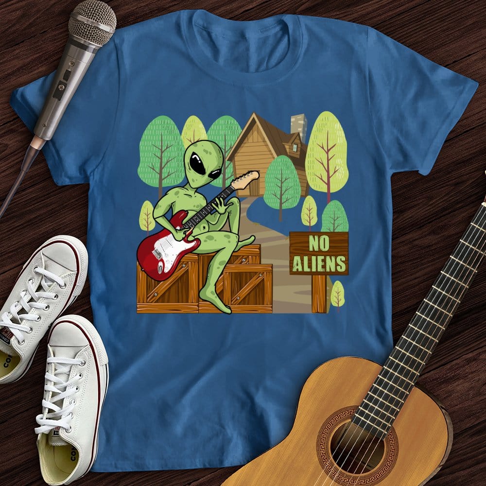 Printify T-Shirt Royal / S No Aliens T-Shirt