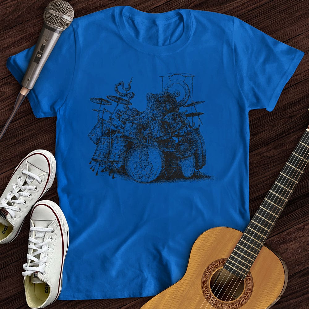 Printify T-Shirt Royal / S Octo Drummer T-Shirt