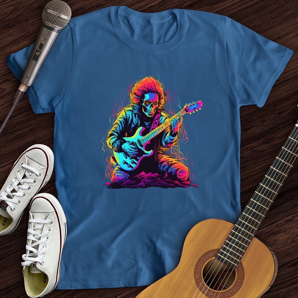 Printify T-Shirt Royal / S Pastel Skeleton Guitar T-Shirt