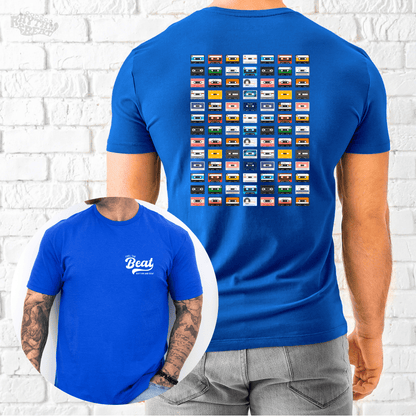 Printify T-Shirt Royal / S Retro Rainbow Cassette T-Shirt