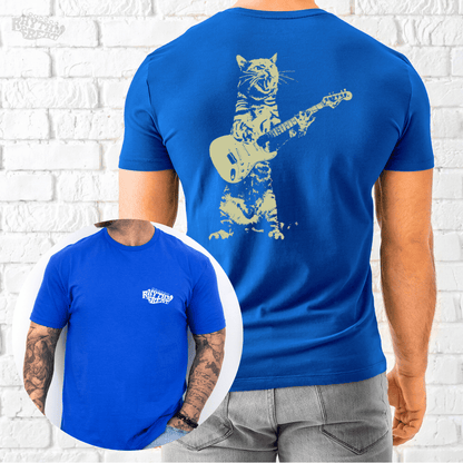Printify T-Shirt Royal / S Rockstar Cat T-Shirt