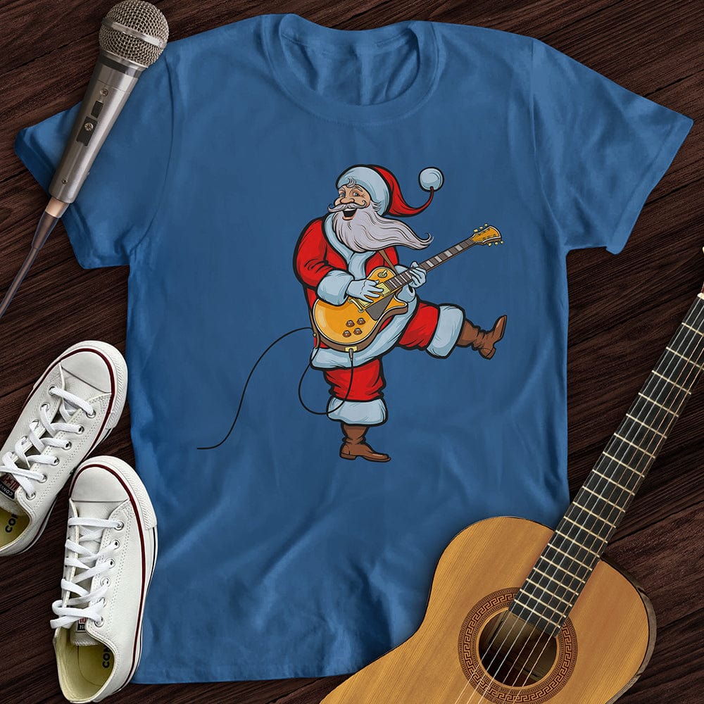 Printify T-Shirt Royal / S Rockstar Santa T-Shirt