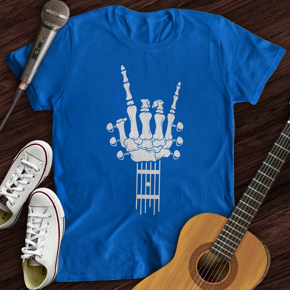 Printify T-Shirt Royal / S Skeleton Guitar T-Shirt