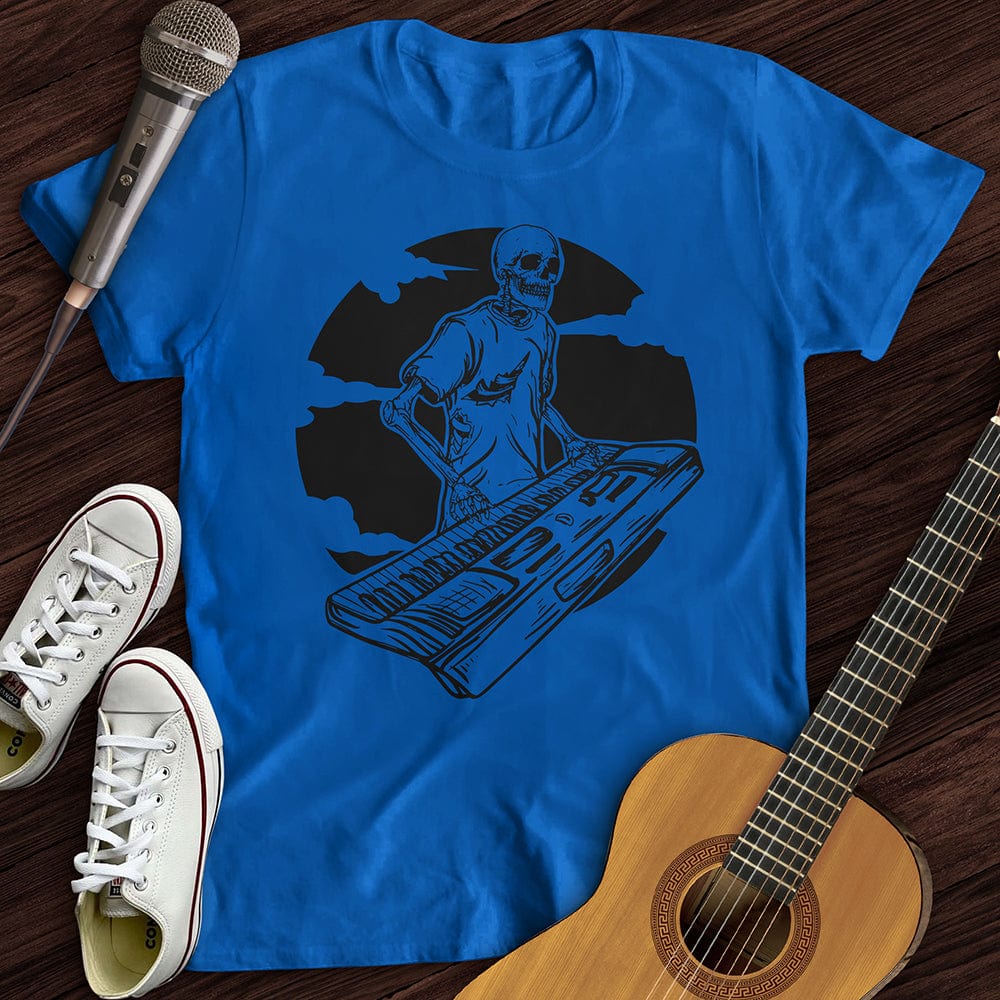 Printify T-Shirt Royal / S Skeleton Keyboard T-Shirt